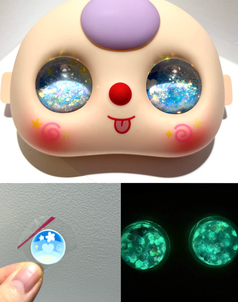 Custom Luminous Liquid Eyes for bb3 Baby Three