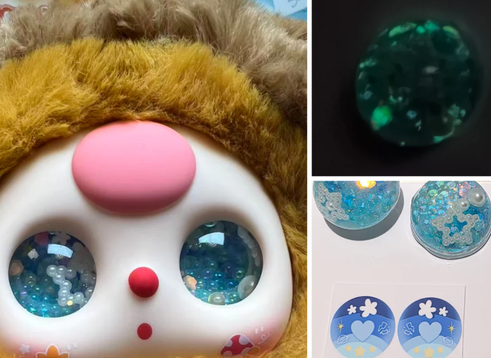 Custom Luminous Liquid Eyes for bb3 Baby Three